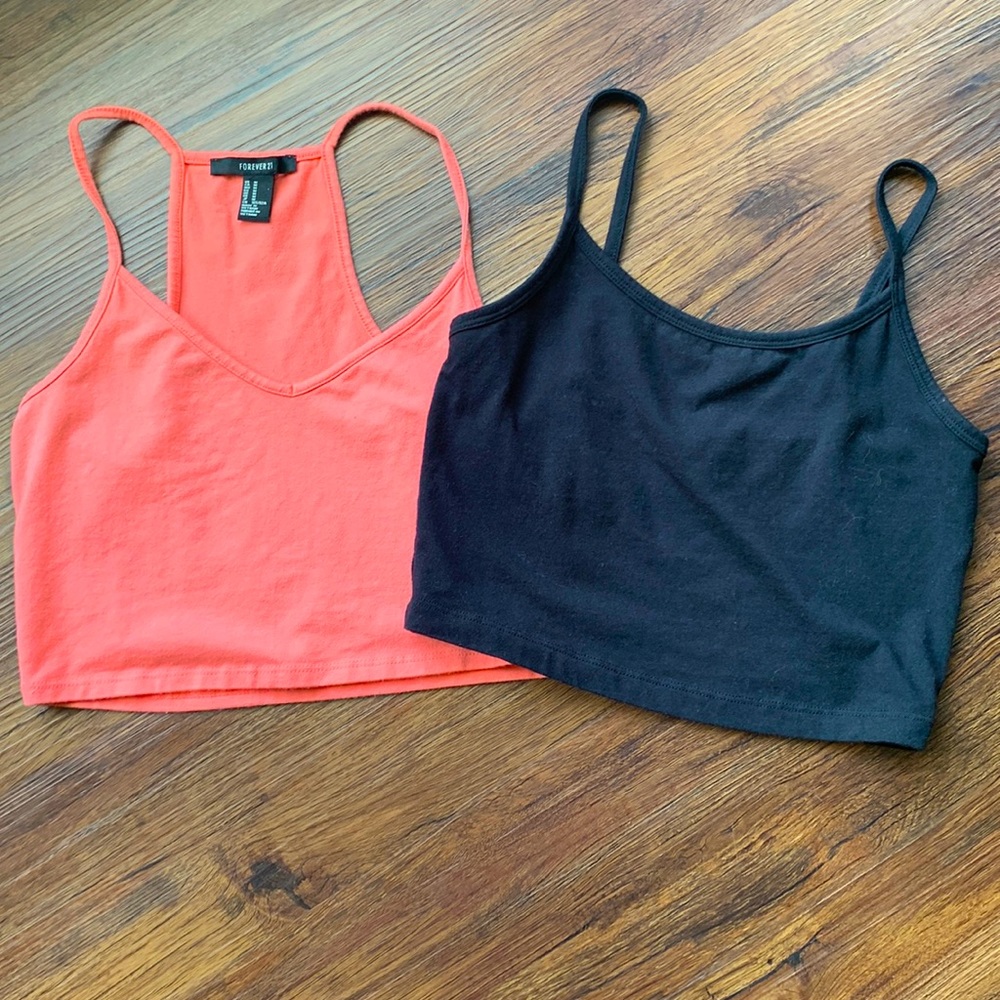 Forever 21 Crop Tank Pair